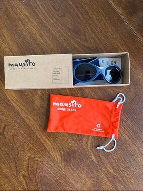 Mausito Kids Blue Adjustable Strap Sunglasses